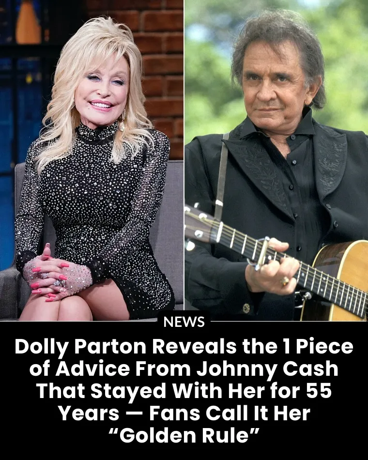 The Whisper That Built an Icon: The Johnny Cash “Golden Rule” Dolly Parton Has Lived By for 55 Years