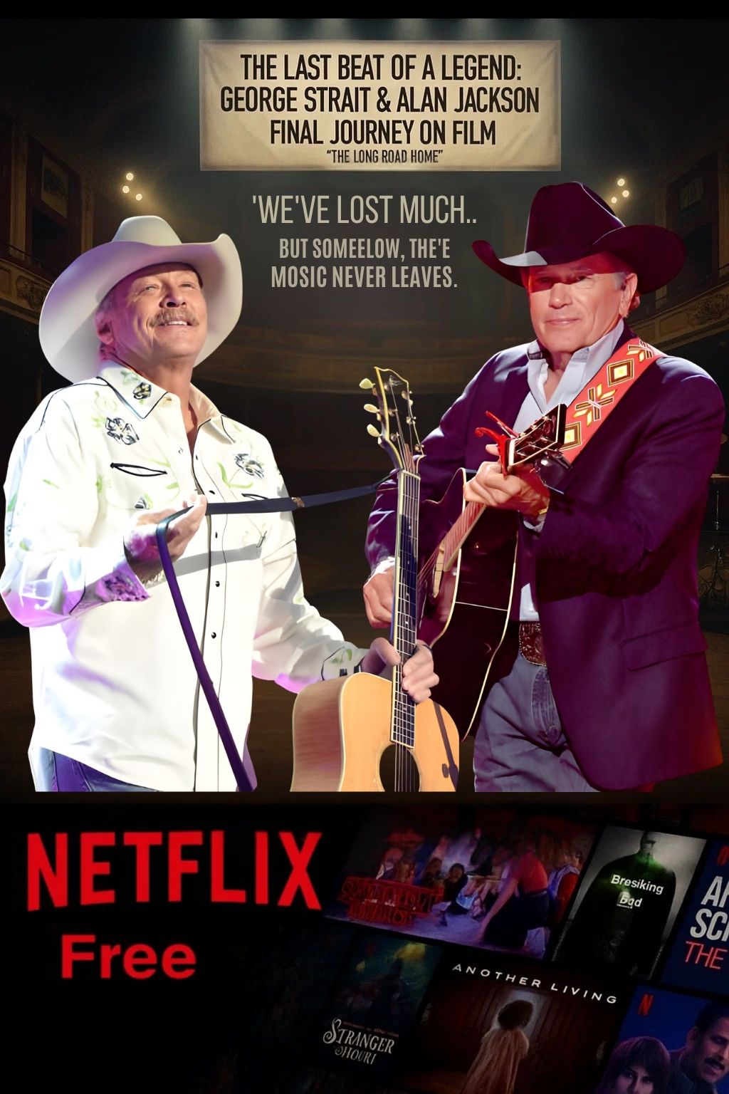 THE LAST SONG BEFORE THE LIGHTS FADE — GEORGE STRAIT & ALAN JACKSON’S FINAL CONFESSION