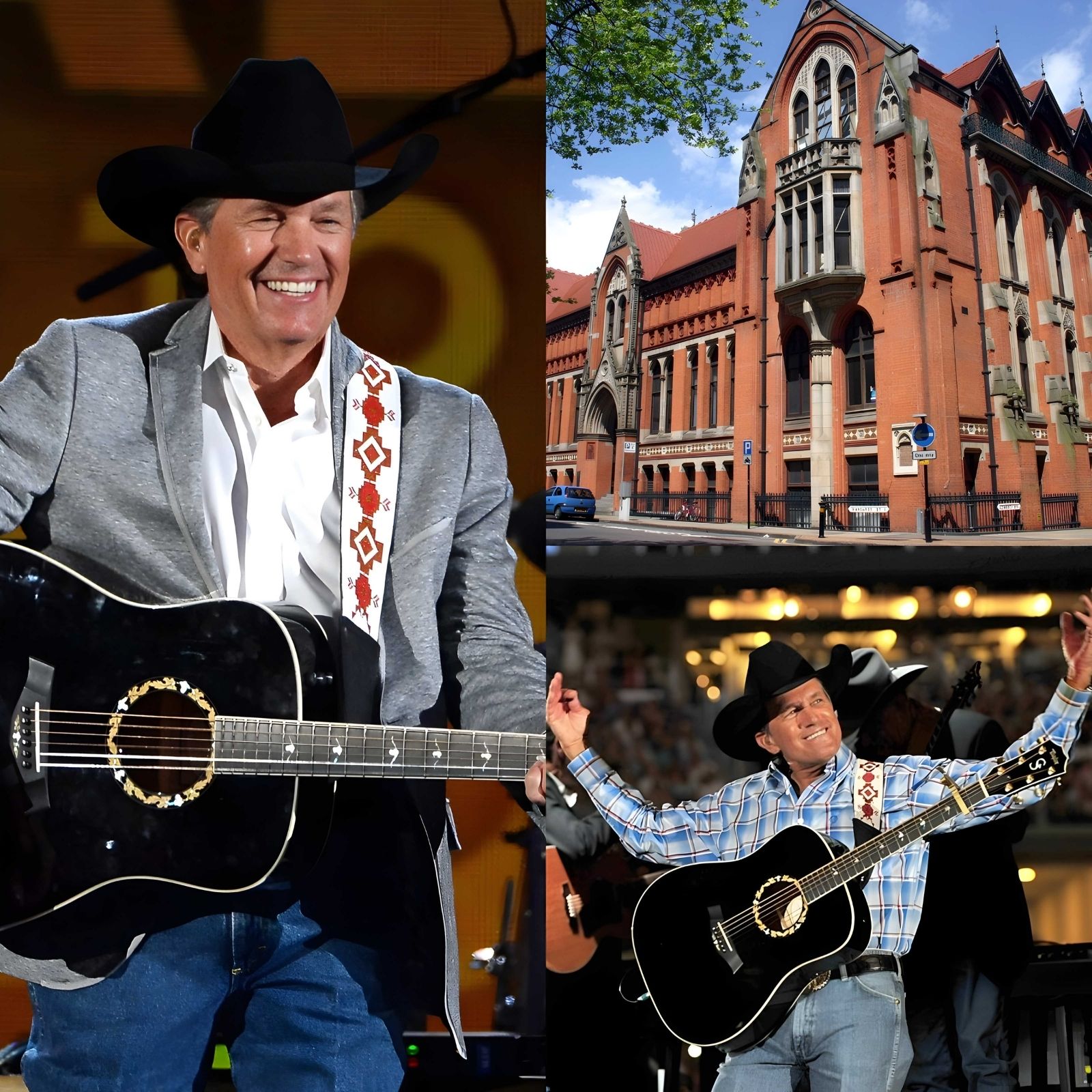 A $150 MILLION PROMISE — AND THE QUIET TEAR THAT GEORGE STRAIT COULDN’T HIDE.  The room went silent when George Strait stepped up to the microphone — not at a concert, but inside a Nashville conference hall filled with reporters who never expected what came next.