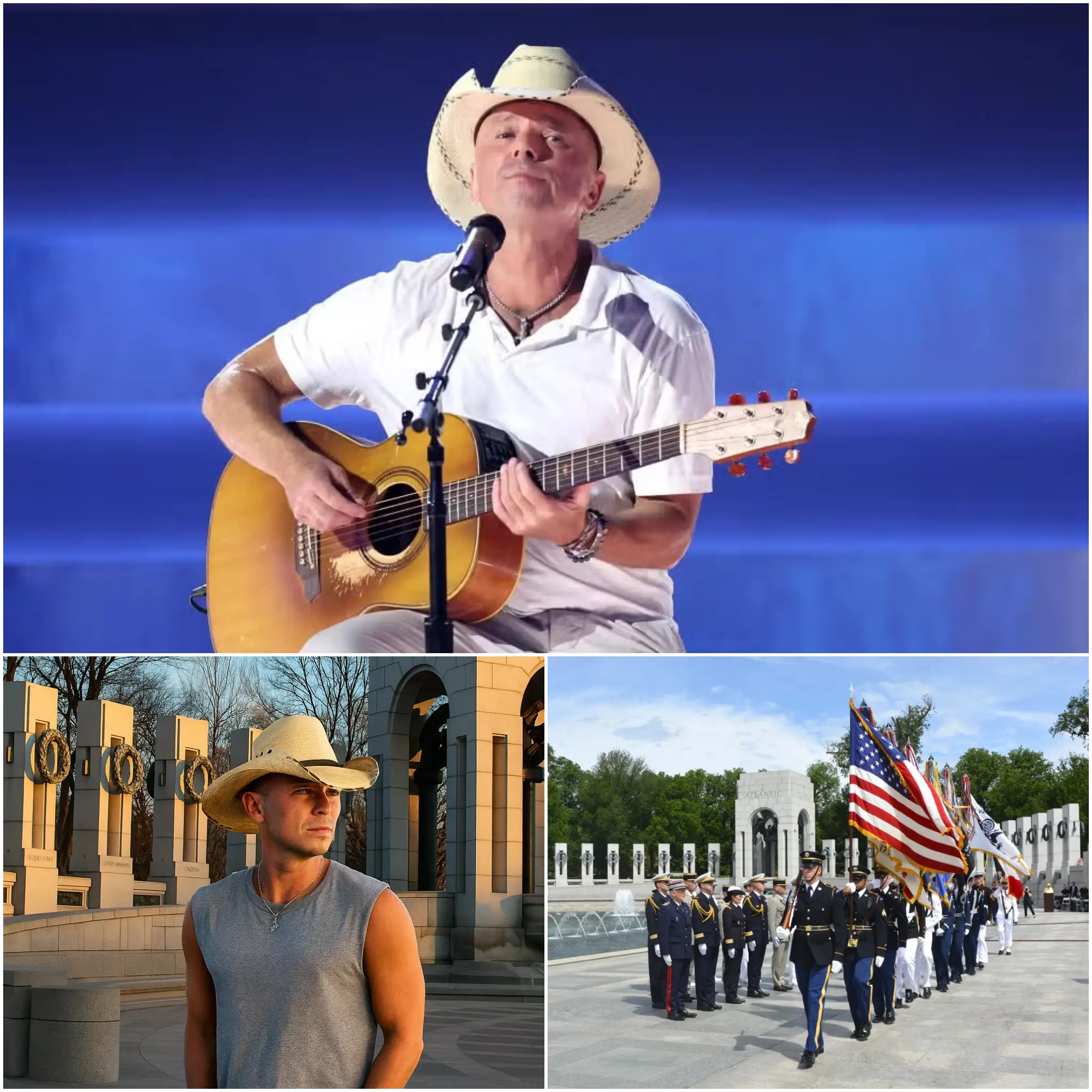 🔥 KENNY CHESNEY SHOCKS IN SPEECH AT NATIONAL MEMORIAL — FINAL SENTENCE LEAVES EVERYONE SILENT