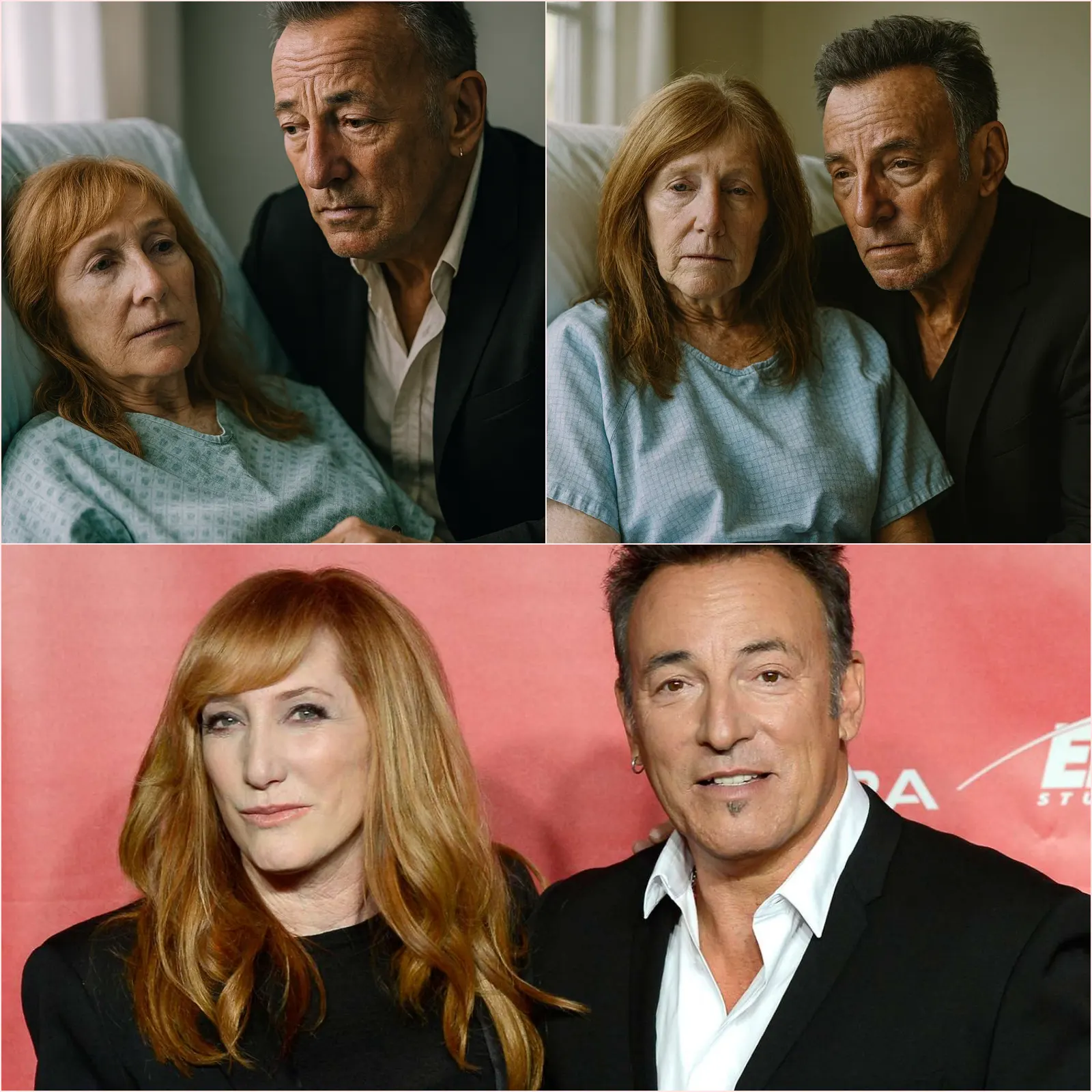 SHE SAID HIS NAME — FOR THE FIRST TIME IN MONTHS. It happened earlier today at NYU Langone in Manhattan. Bruce Springsteen was walking slowly beside his wife, Patti Scialfa, who has been fighting a difficult stretch of memory loss — days when conversations fade, moments disappear… and sometimes, even Bruce himself slips from her mind.  But today was different.