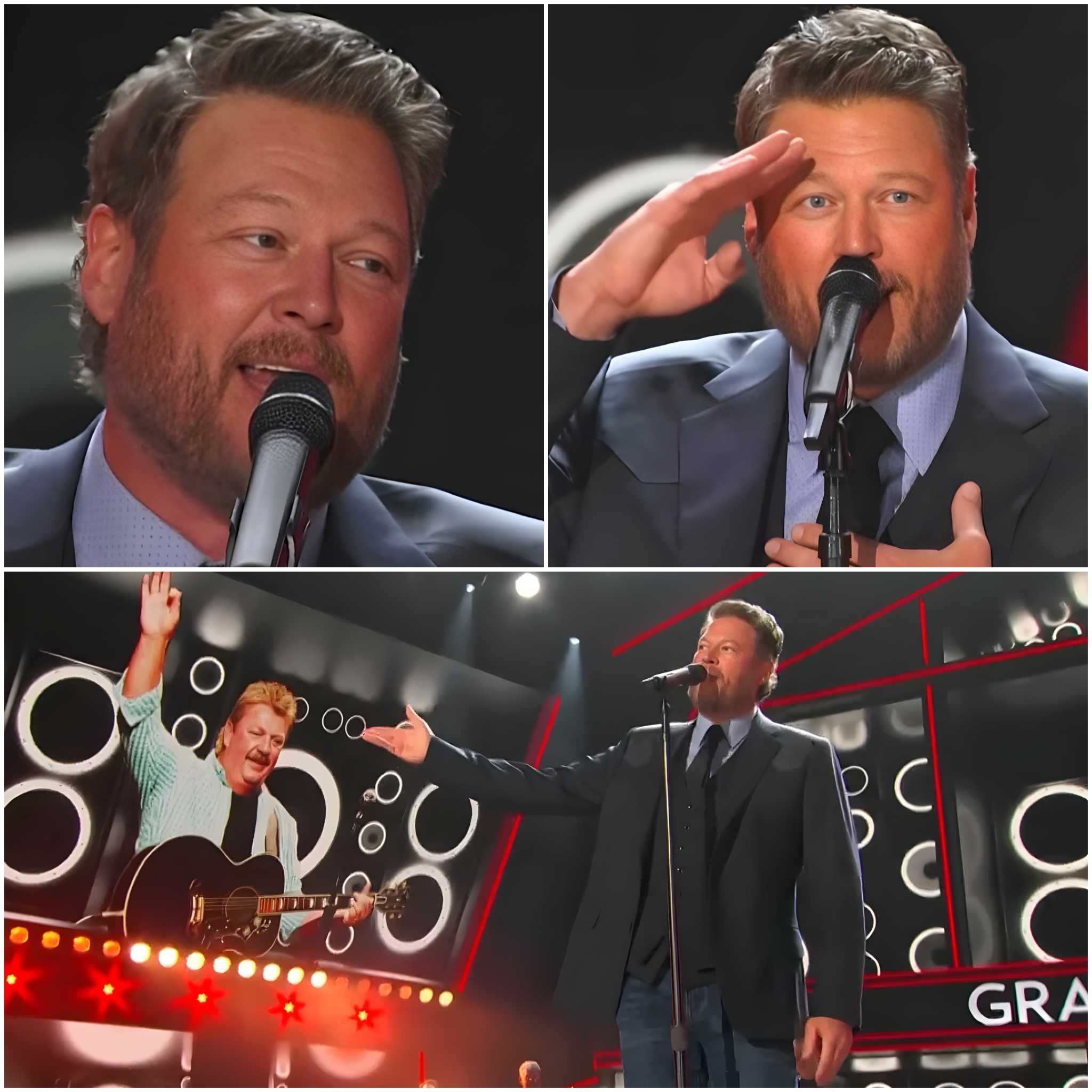 “HE SANG LIKE HE WAS SAYING GOODBYE”: BLAKE SHELTON’S HAUNTING TRIBUTE TO JOE DIFFIE STOPS THE OPRY 100 IN ITS TRACKS