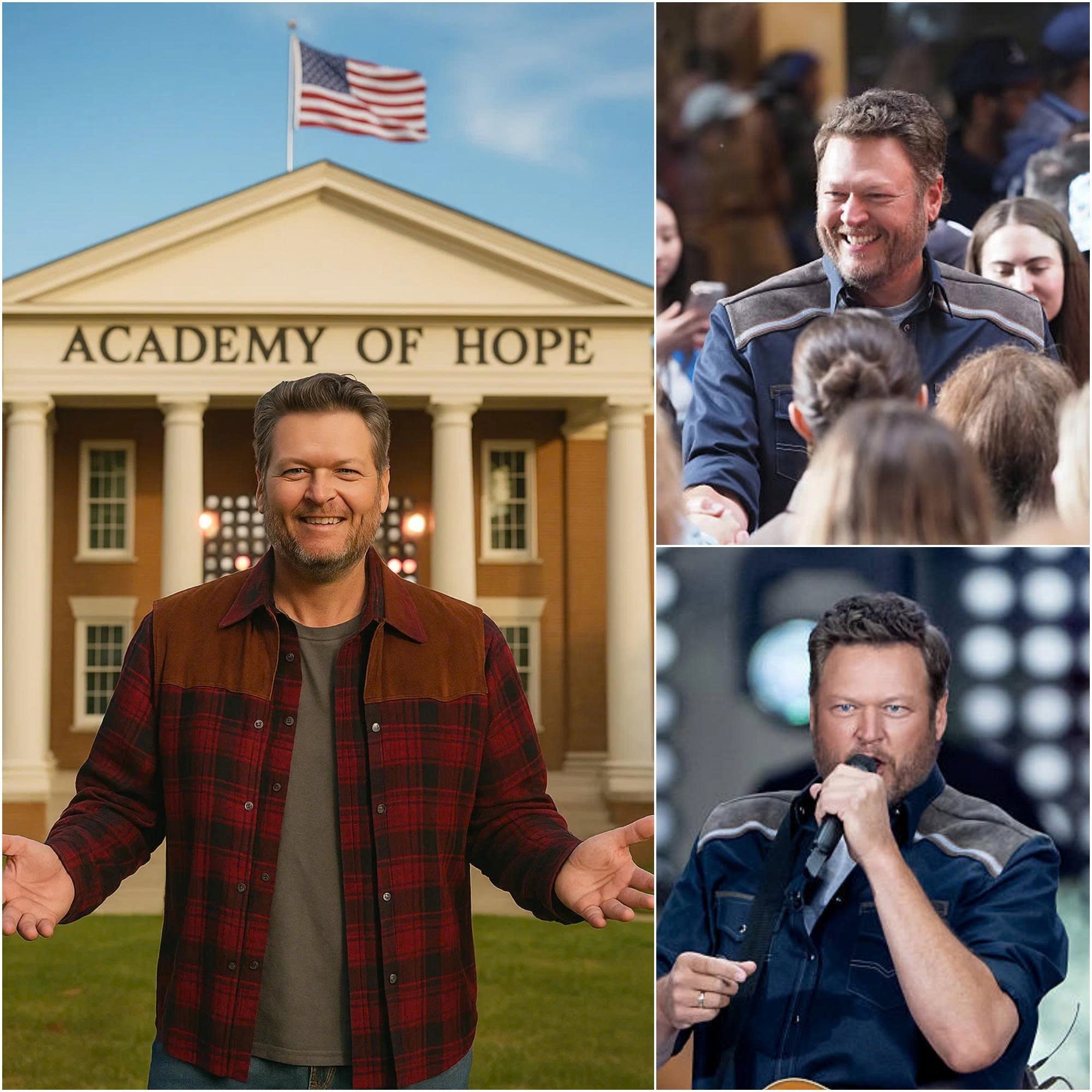 BREAKING NEWS: BLAKE SHELTON JUST SHOCKED AMERICA WITH A $175 MILLION PROMISE OF HOPE.