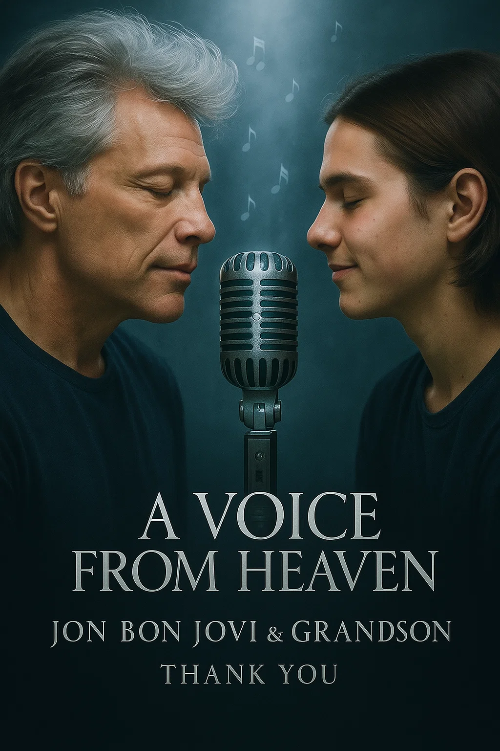 “A Voice from Heaven”: Jon Bon Jovi and His Nephew Unveil a Never-Before-Heard Duet — A Song That Reunites Them Beyond Time  Music history just witnessed something extraordinary.  For the first time ever, Jon Bon Jovi and his nephew Jesse Bongiovi have released a long-lost family duet — a track so emotional and hauntingly beautiful it feels as if the two are singing across time itself.